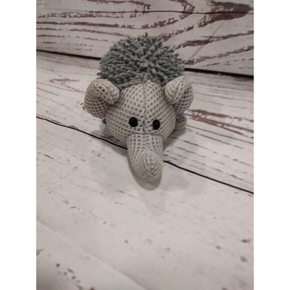 Spark Create Imagine Elephant Plush Animal Scrubs Bath Toy Scrubby Gray - Picture 2 of 6